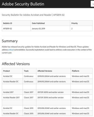 Adobe Acrobat Readerに脆弱性、アップデート推奨