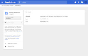 G Suite、データエクスポートのアラートなどセキュリティ機能を強化