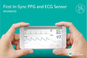 Maxim、モバイル機器向け集積型PPG/ECGバイオセンサモジュールを発表