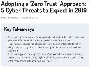 2019年に注意すべき5つのセキュリティ脅威とは？