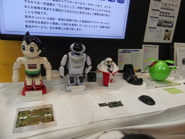 今までのEMS事業において開発してきたロボット製品