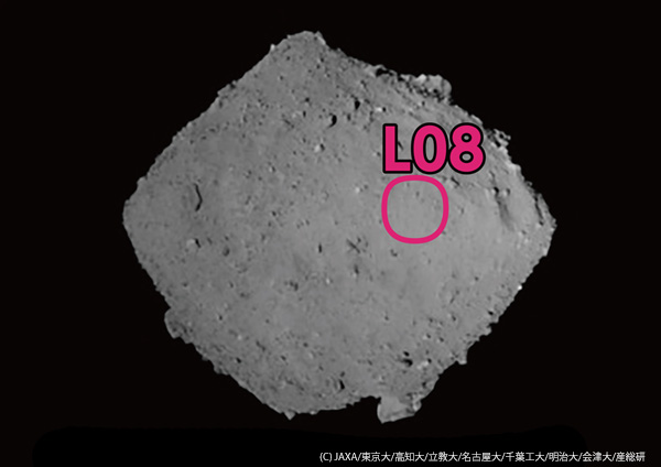 着地候補地点のL08