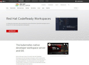 RedHat、"Kubernetes-native"な開発環境「Red Hat CodeReady Workspaces」がGA