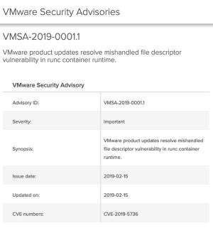 VMwareの複数プロダクトに脆弱性、アップデートを