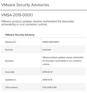 VMwareの複数プロダクトに脆弱性、アップデートを