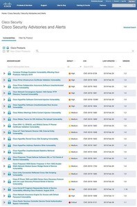 Ciscoの複数のプロダクトに脆弱性、アップデートを