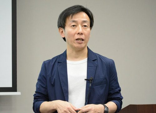 サイボウズ 代表取締役社長の青野慶久氏