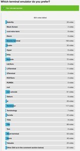 投票で決める「好きなLinuxターミナルアプリ」第1位は？