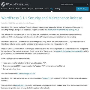 WordPressに脆弱性、アップデートを