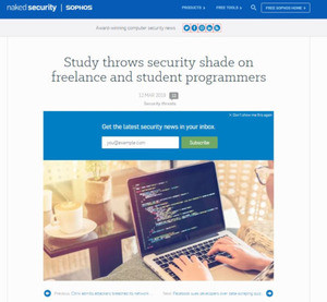 プログラマーはパスワードの安全な保存をどのぐらい重要視しているのか? - Sophos naked security