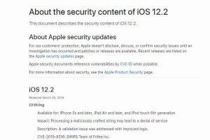 Apple、 iOS 12.2で50超の脆弱性を修正 - その危険性は？
