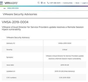 ESXiやWorkstationなど、VMwareの複数プロダクトに脆弱性