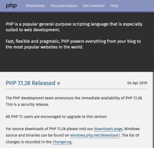 PHPセキュリティアップデート登場