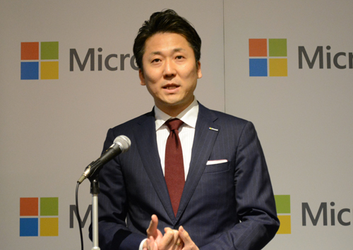 日本マイクロソフト 執行役員常務 クラウド＆ソリューション事業本部長 兼 働き方改革推進担当役員の手島主税氏