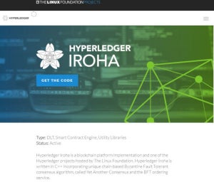 Hyperledger Iroha 1.0 リリース - The Linux Foundation