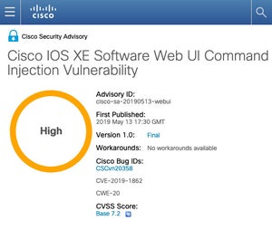 Cisco複数のプロダクトに脆弱性、アップデートを