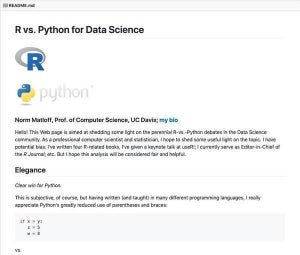 データサイエンス向け言語はRとPythonのどっち？
