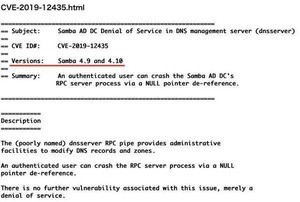 Sambaに脆弱性、アップデートを