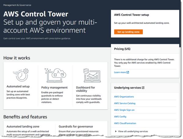 AWS Control Tower動作サンプル - 資料: Amazon Web Services提供