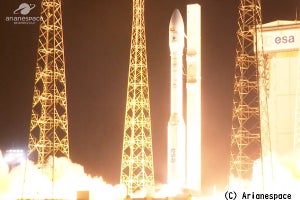 欧州の小型ロケット「ヴェガ」、打ち上げに失敗 - UAEの衛星を喪失