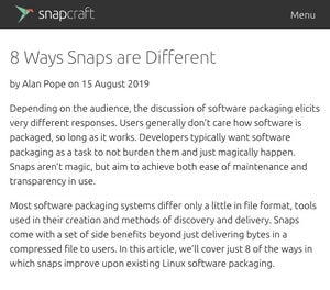 Linuxパッケージ管理システムとして「Snap」を薦める8つの理由