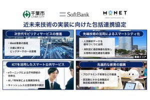 ソフトバンクとMONETが千葉市と包括連携協定を締結