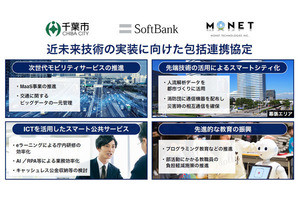 ソフトバンクとMONETが千葉市と包括連携協定を締結