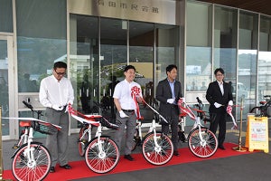 シェアサイクル活用で有田市と民間企業3社が連携協定