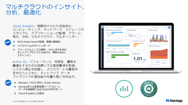 「NetApp Cloud Insights」の概要