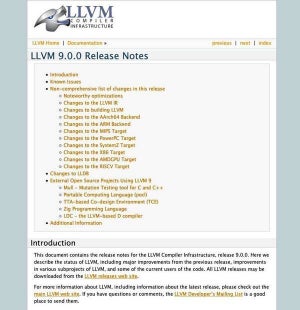 LLVM 9.0.0登場、Linuxカーネルのビルドをサポート
