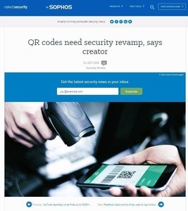 QRコードのさらなるセキュリティをみんなで考えよう - Sophos naked security