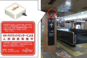 富士通×名古屋市、地下鉄駅構内の混雑状況をIoTで可視化する共同実証