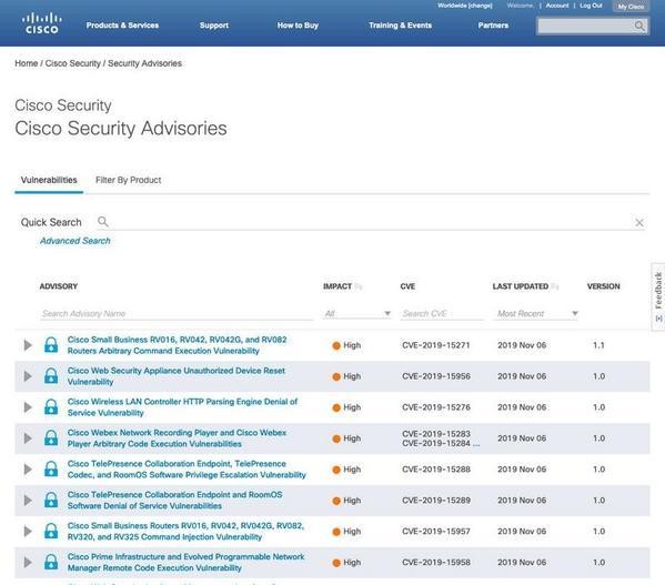 Cisco Security - Cisco Security Advisories