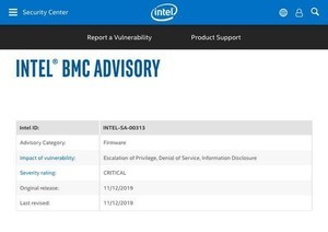 大量のIntelプロダクトに脆弱性、影響範囲は広大