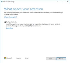 Windows Updateが適用されない、Realtek Bluetoothが原因かも