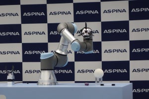 ASPINAの電動ロボットハンド、Universal Robots+認証を取得
