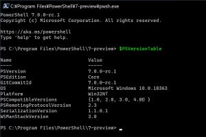 Microsoft、PowerShell 7 RCをリリース