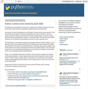2020年4月までにPython 3へ移行を - あと4カ月でPython 2サポート終了