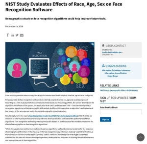アジア人は白人よりも顔認証の誤検出率が高い - NIST調査