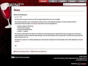 Wine 5.0登場、Valveの資金援助得てゲーム対応大きく向上