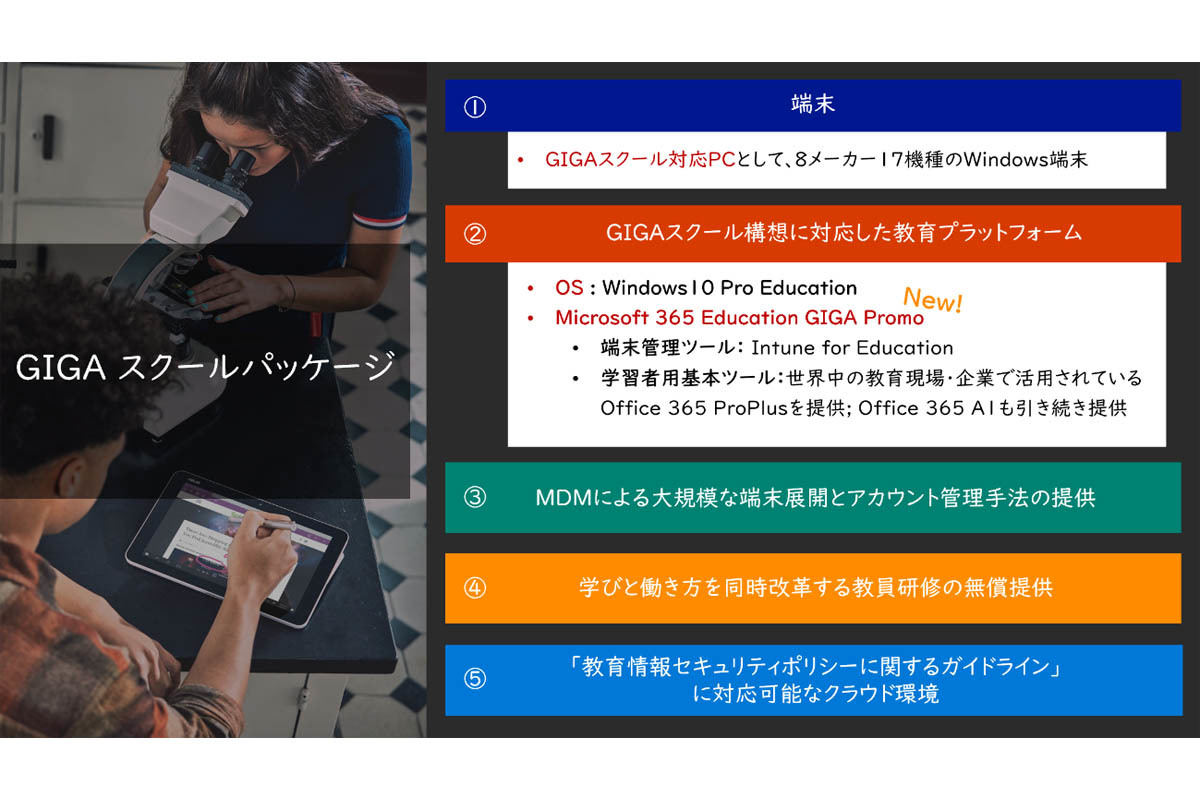 「GIGAスクールパッケージ」の概要