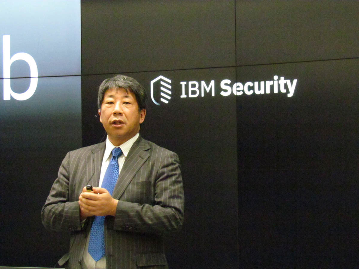 日本IBM 執行役員 セキュリティー事業本部長の纐纈昌嗣氏