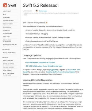 Swift 5.2登場 - コンパイラ診断の改善