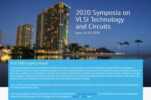 2020年6月開催のVLSIシンポジウムはオンライン形式での実施に変更
