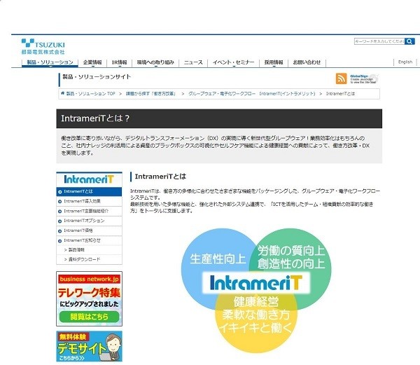 「IntrameriT」公式Webサイト