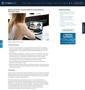 Microsoft Teamsに脆弱性、アカウントハイジャックとデータ窃取の危険性