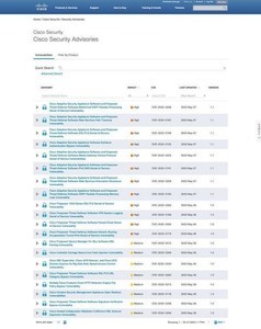 Ciscoの複数のプロダクトに脆弱性、アップデートを