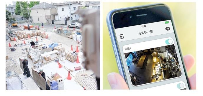 視聴、シェア、ムービークリップ、検知通知、動画のダウンロードといった機能を搭載