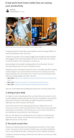 6 bad work-from-home habits that are ruining your productivity