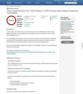 シスコシステムズの複数製品に緊急の脆弱性、すぐにアップデートを